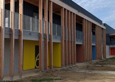 Construction de vestiaires / salles de réunion – TOULOUSE