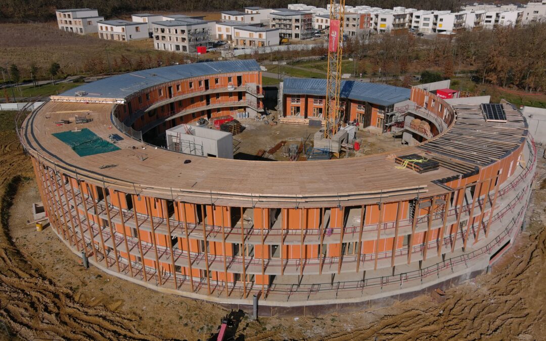 Construction d’un bâtiment collectif de 41 logements et de 5 logements individuels – CORNEBARRIEU
