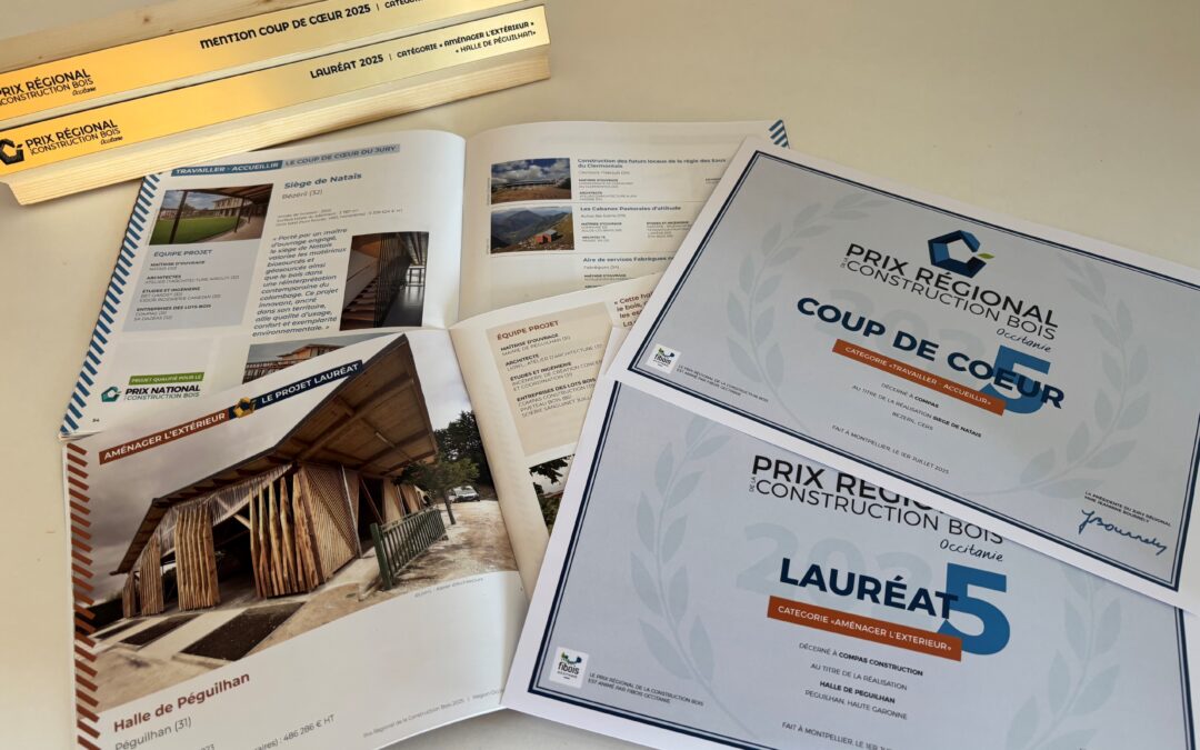 Double distinction pour COMPAS au palmarès Régional de la Construction Bois 2025