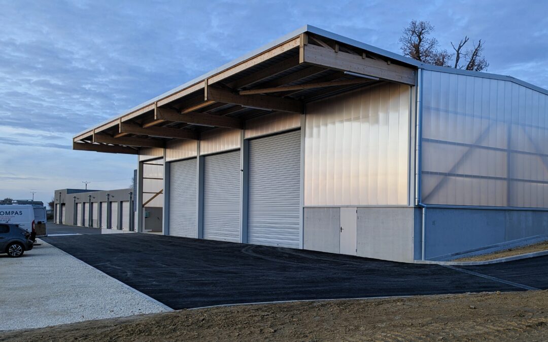 Garage pour 4 bennes grue à ordures ménagères – MAUVEZIN
